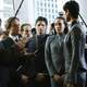 Illustration for article titled Alan Tudyk Leads The Human Resistance Against Ridiculous Alien Cleavage, In New V Stills
